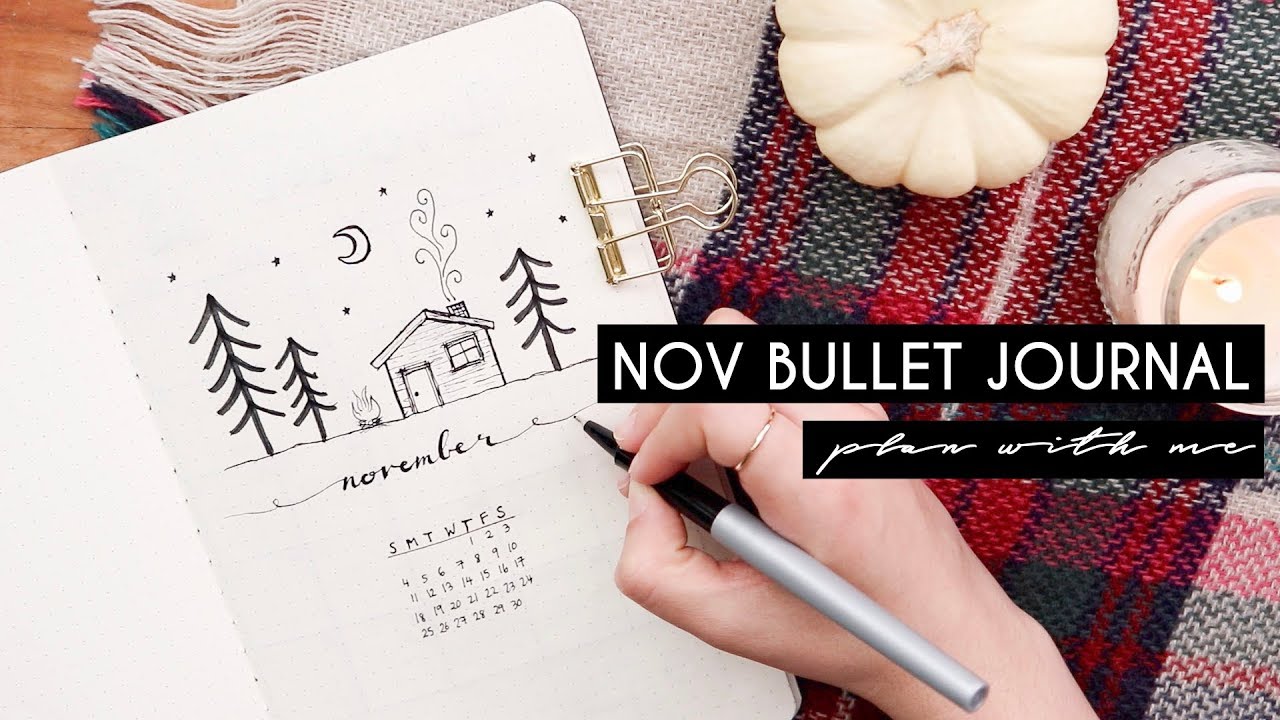PLAN WITH ME | November 2018 Bullet Journal Setup