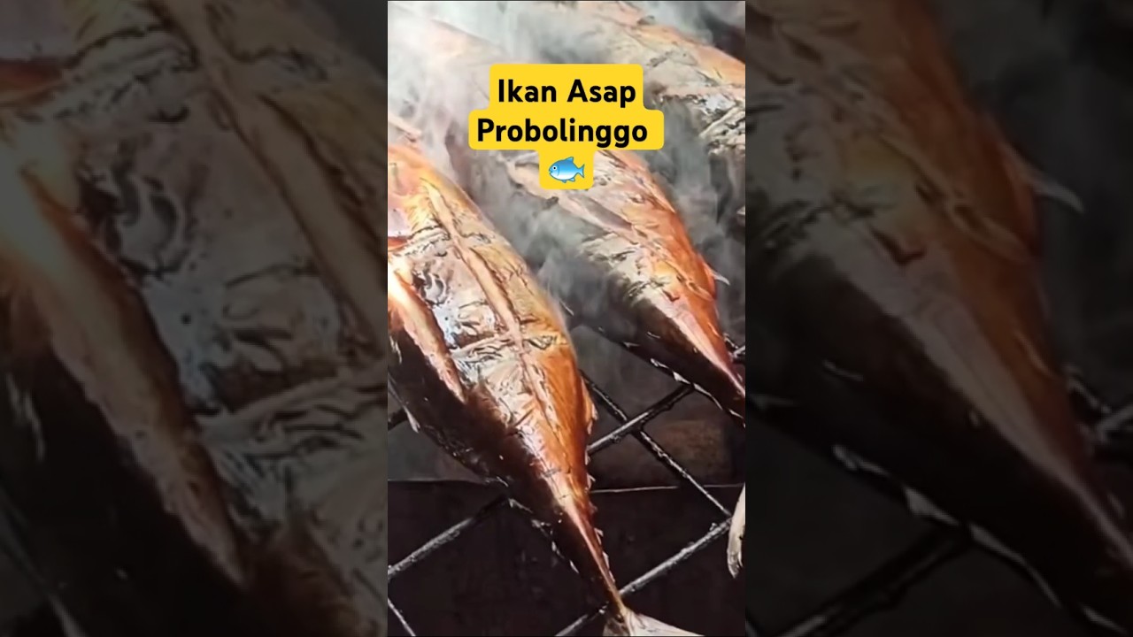 Ikan asap Probolinggo - paling diburu !! #shorts #streetfood #grilledfish