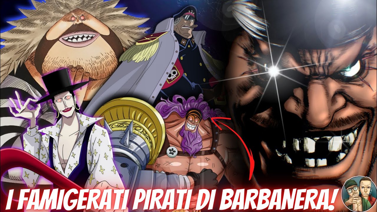 One Piece | Chi sono i Pirati di BARBANERA? ~ La ciurma dell'IMPERATORE MARSHALL D TEACH!