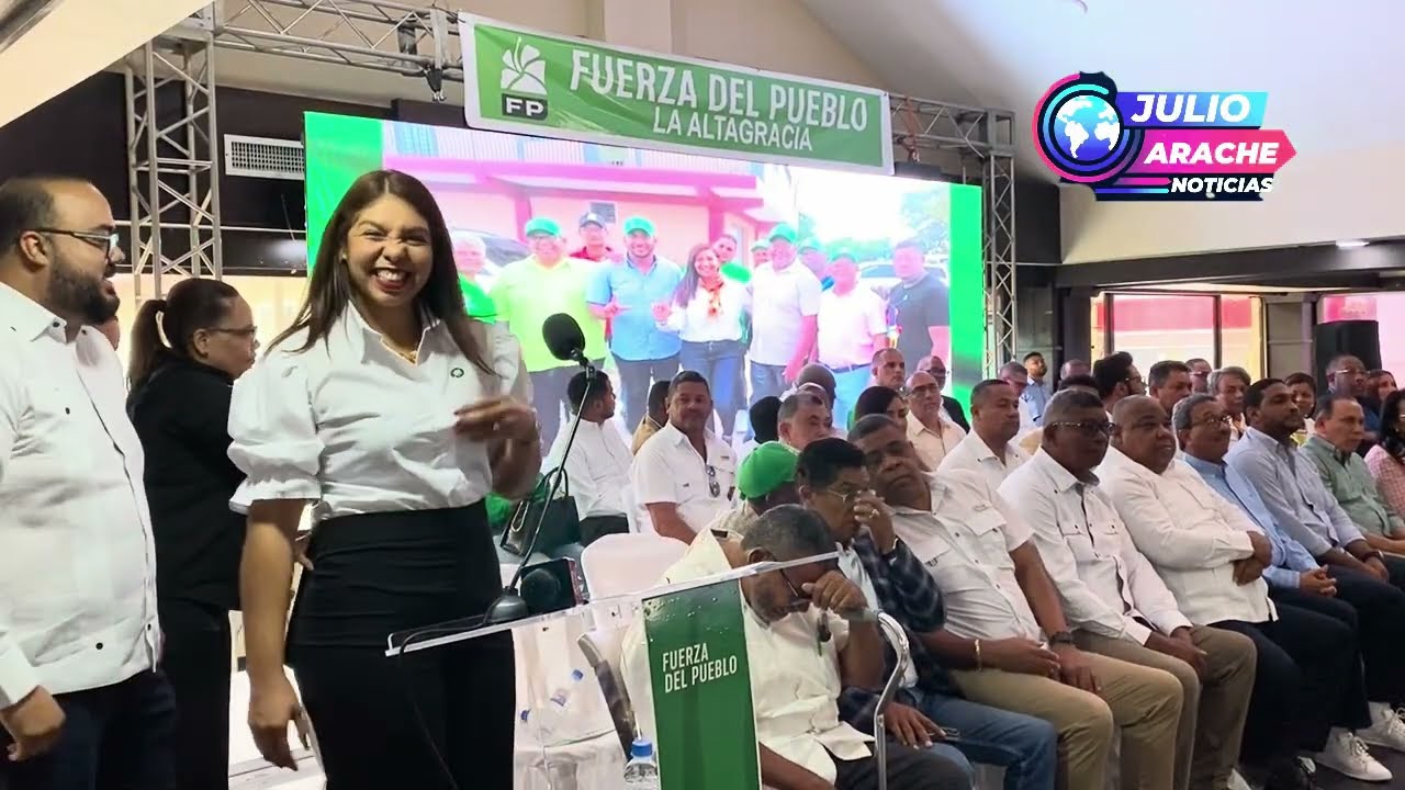 Juramentación nuevas autoridades de la Fuerza del Pueblo en la provincia La Altagracia.