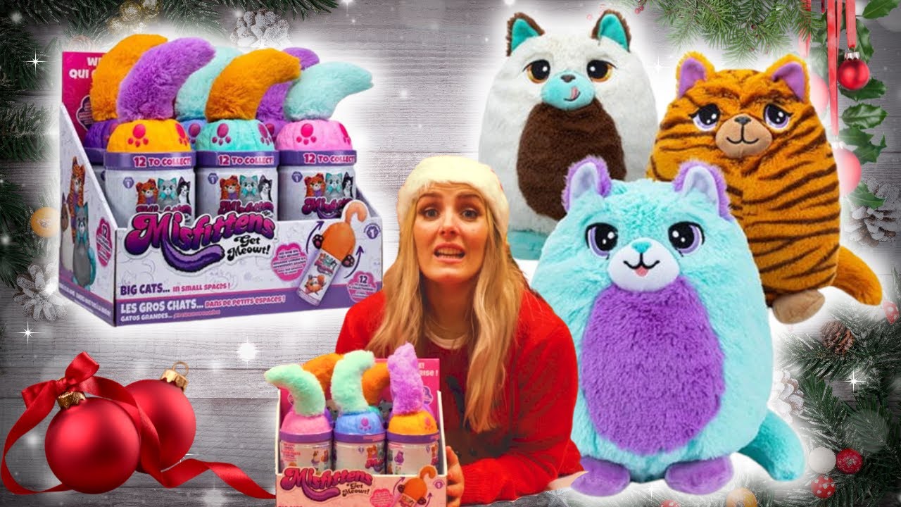 MISFITTENS GET MEOWT SERIES 1 OPENING | CHRISTMAS UNBOXING VIDEO #misfittens