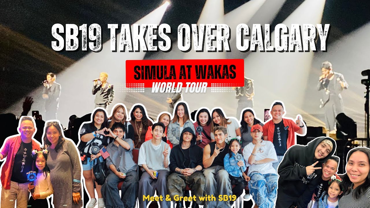 Vlog # 28 - We Are Finally Complete To Watch An SB19 Concert At Simula At Wakas World Tour Calgary!