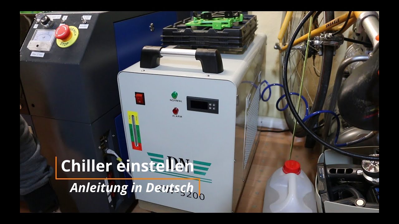 Chiller CW 5200 / 5000 einstellen Deutsch