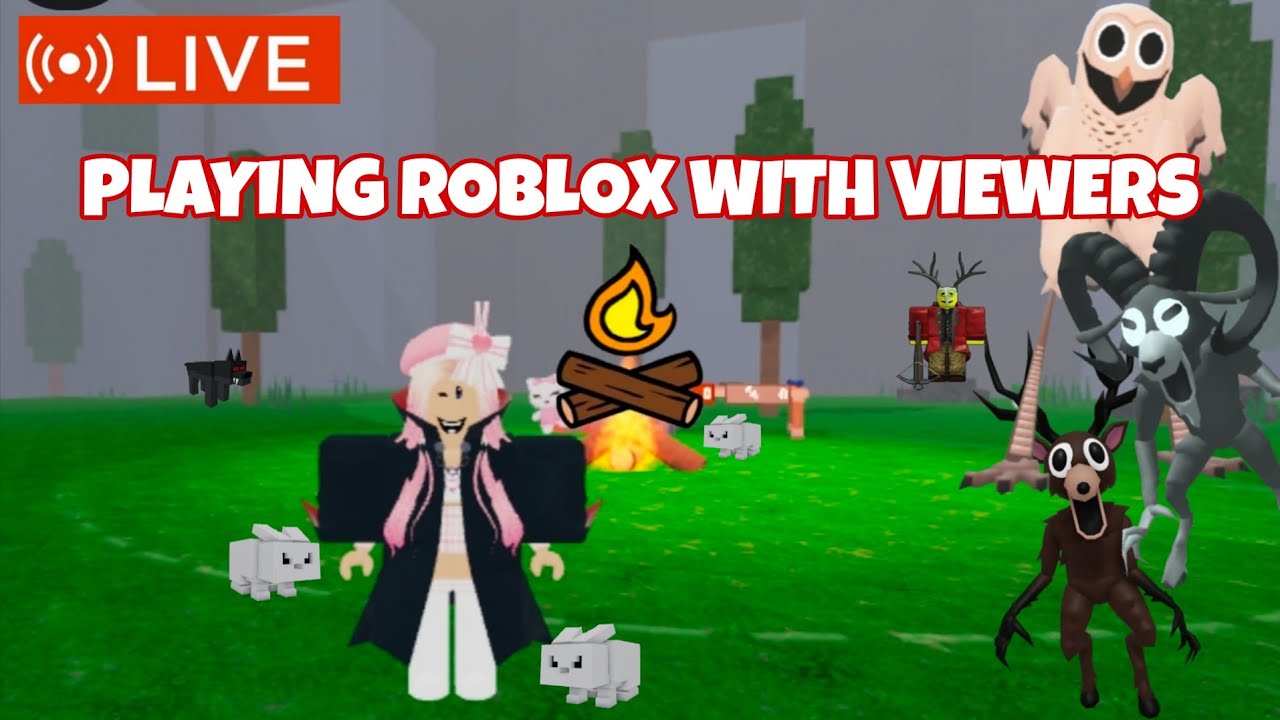 Playing ROBLOX with VIEWERS Part 105 #roblox #fyp #shorts #robloxgaming