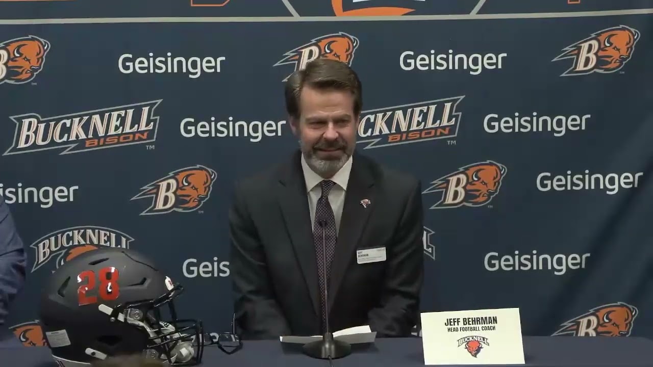 Bucknell Football Coach Jeff Behrman Introductory Press Conference (January 10, 2026)