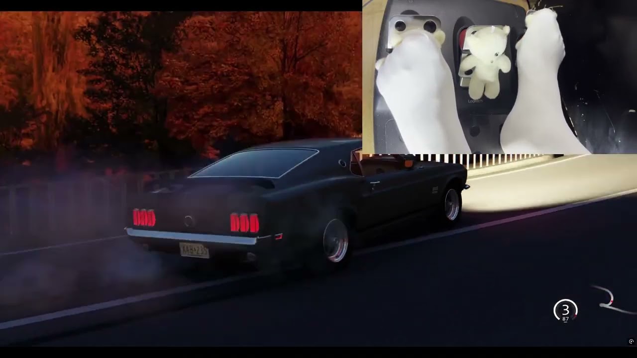 Pantyhose Pedal Pumping EP. 2 (With Mini Teddy)