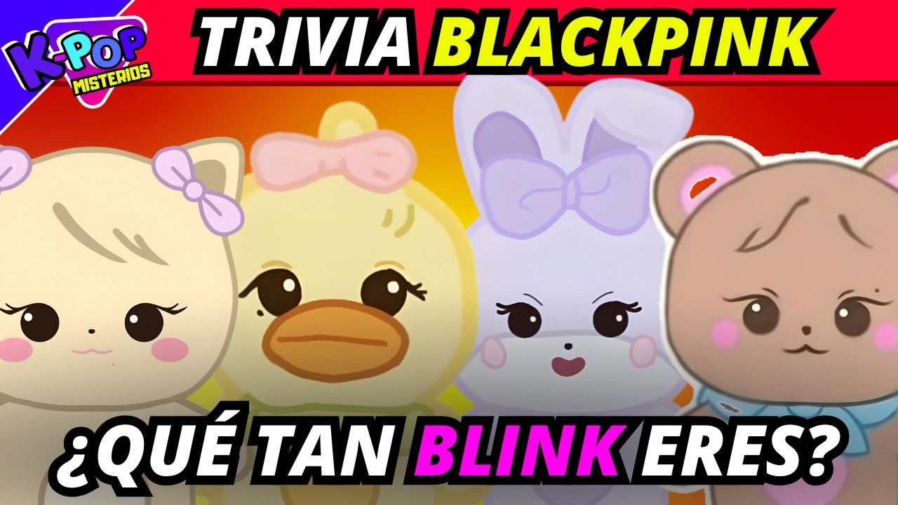 ¿Eres un verdadero blink? Demuéstralo con esta increíble trivia versión blackpink parte 2🩷​🖤