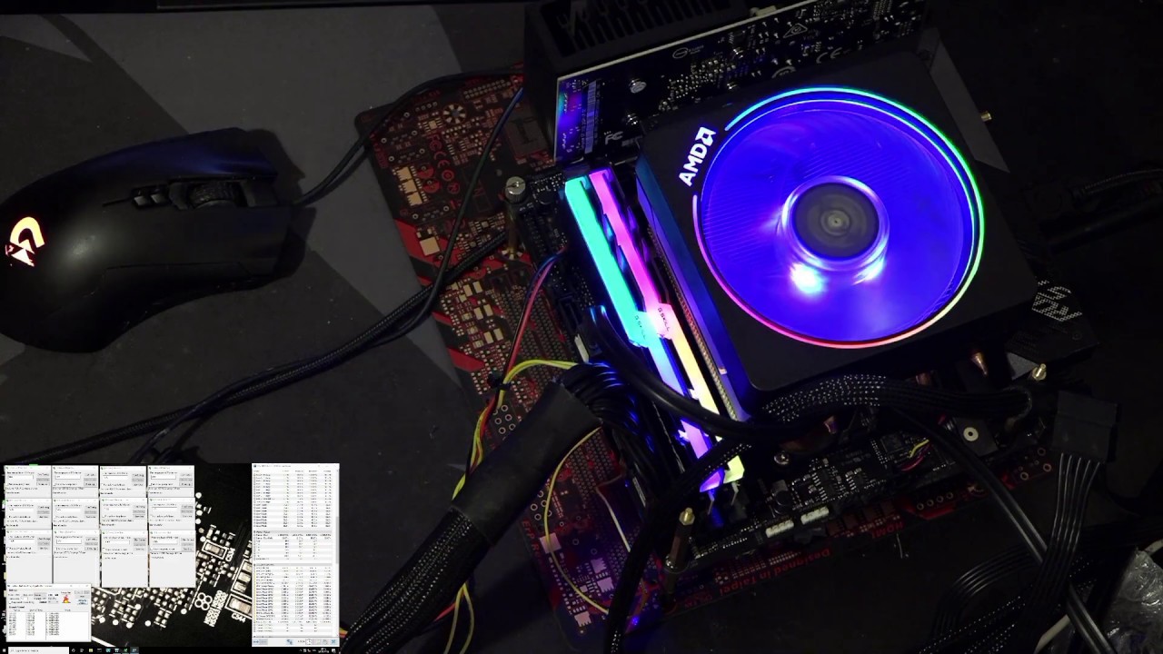 G.skill F4-3466C16D-16GTZR overclocked to 3733MHz on ASUS X570i Strix with 3700X // Hynix CJR