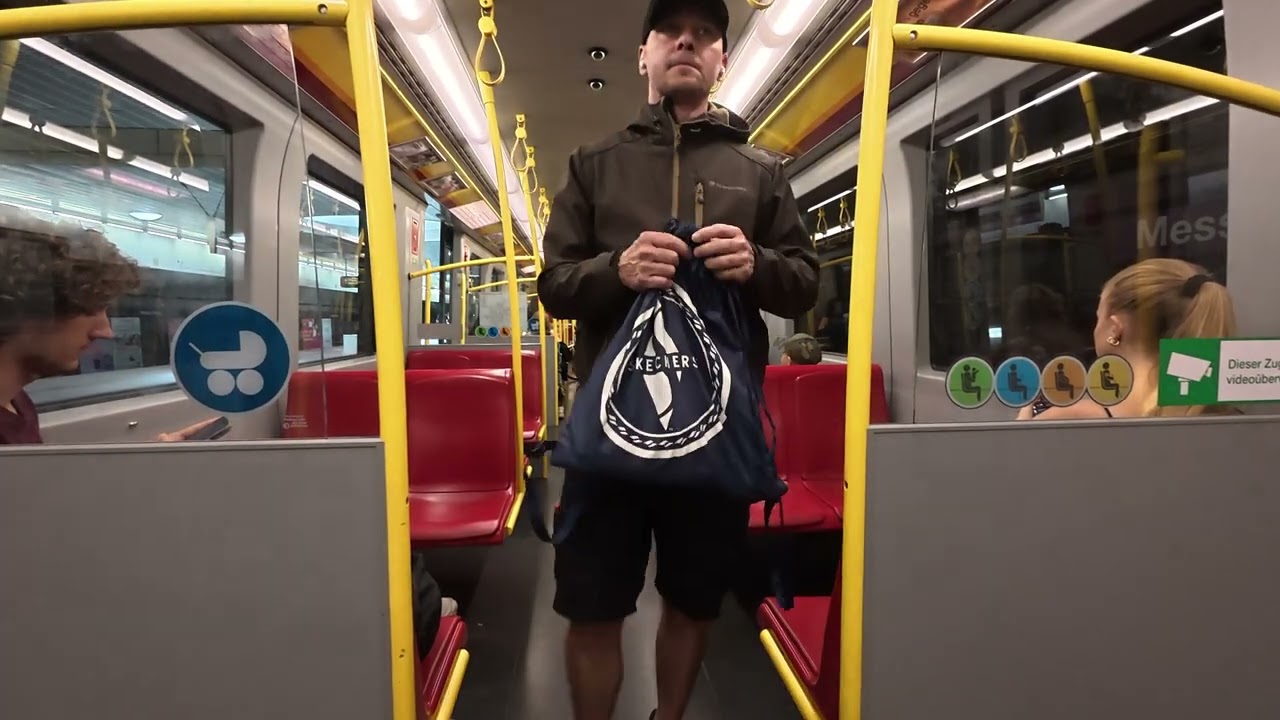 Fahrt mit der U-Bahn Siemens Type V auf der linie U2 / Jízda metrem Siemens Type V na lince U2