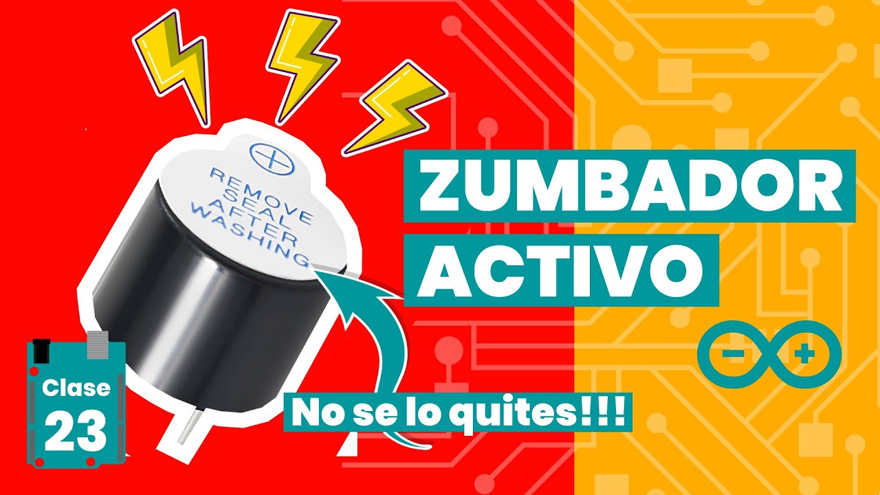 💡 Cómo conectar un Zumbador Activo a Arduino (Active Buzzer)  【 2021 】 - Capítulo #23🔋