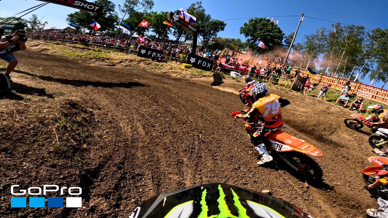 GoPro: Jago Geerts 2023 FIM MX2 Qualifying Moto from Round 12 Loket, Czech Republic