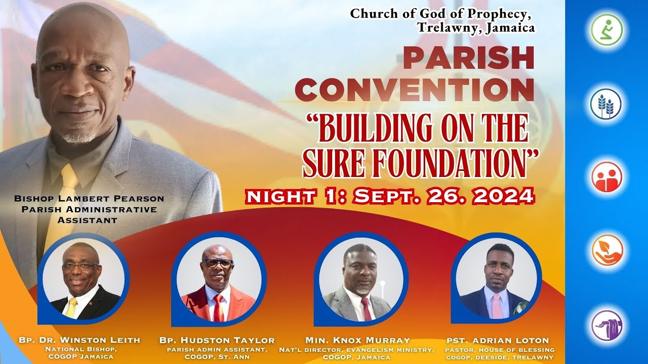 The Church of God of Prophecy Trelawny Parish Convention - Night 1 Video