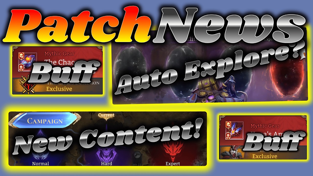 NEW Patch Notes! Auto Explore & More Coming!
