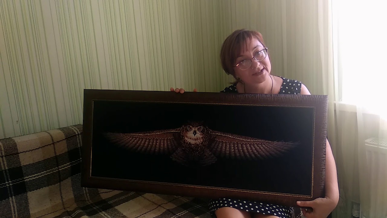 Вышивка от которой захватывает дух.,,Сова,,,-от ,,Сделай своими руками,,