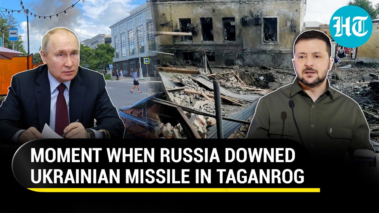 Huge Blast In Russia's Taganrog After Ukrainian Missile Shot Down Mid-Air; Putin Vows Revenge