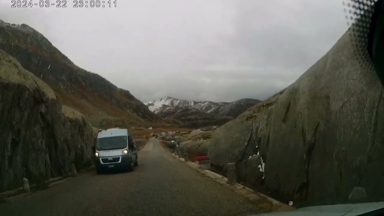 Driving Up Gotthard Pass | Scenic Alpine Road, Lake Stop & 2,100m Views