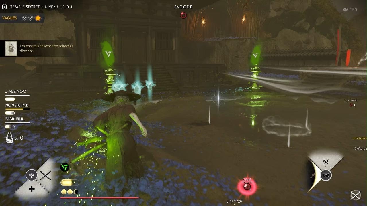 Ghost of Yōtei nightmare survival no death mercenary build