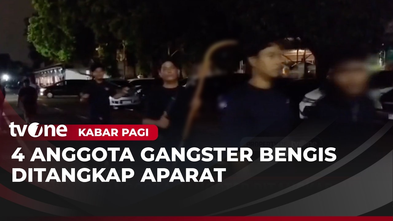 4 Anggota Gangster Kerap Bikin Onar Ditangkap Polisi | Kabar Pagi