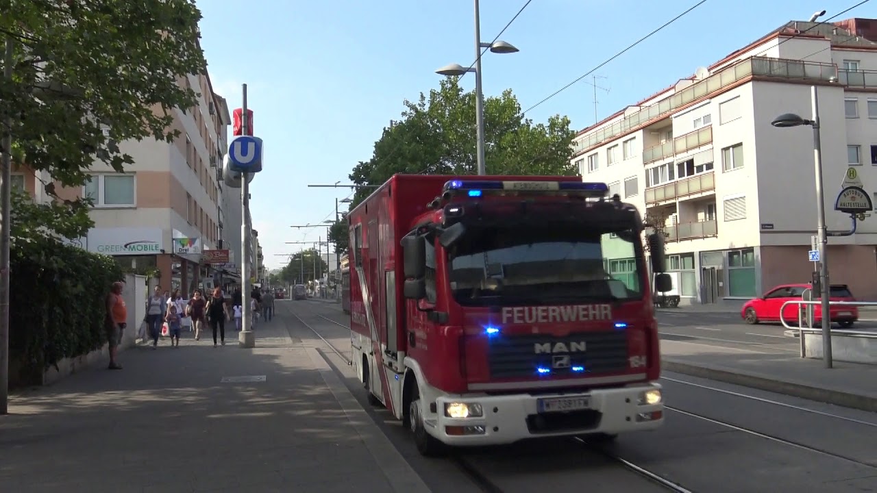 KATASTROPHENZUG & ATEMSCHUTZ IM EINSATZ ! K1,K2,K3 Berufsrettung Wien & ATF Berufsfeuerwehr Wien