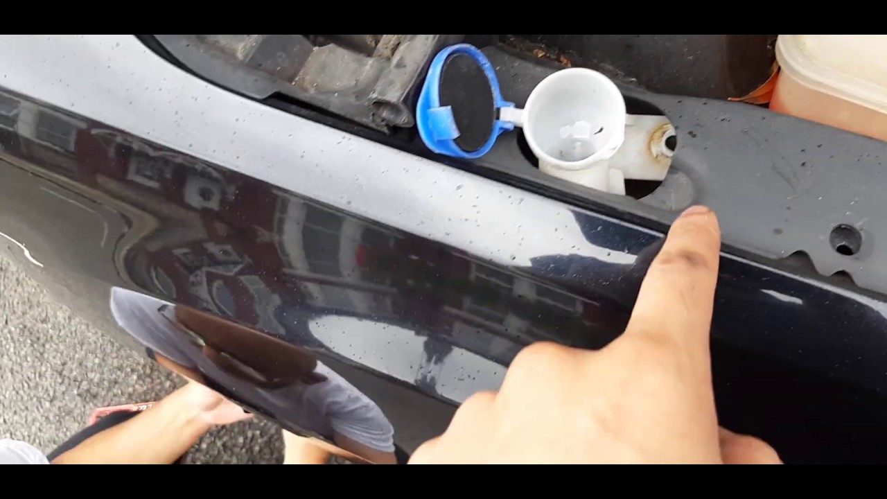 Ford Focus 2008 Windshield Washer Jet Blocked Nozzle Spray Disassemble Washer Tank.#Read description