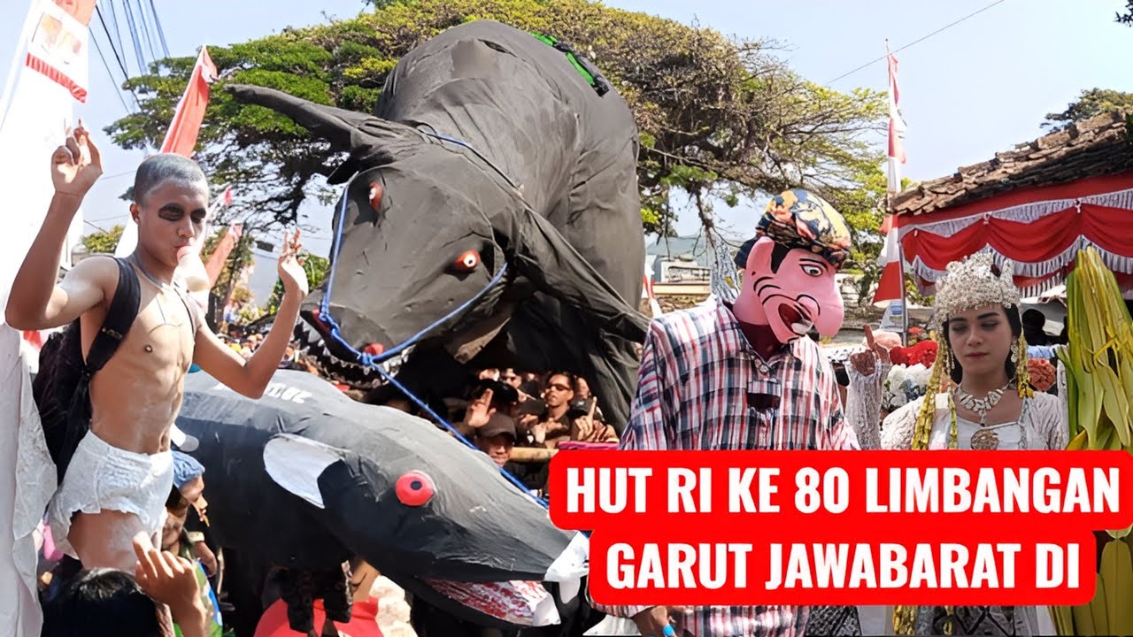 suasana hari Raya 17 Agustus limbangan Garut Jawa Barat 2025 Ri ke 80 merdeka