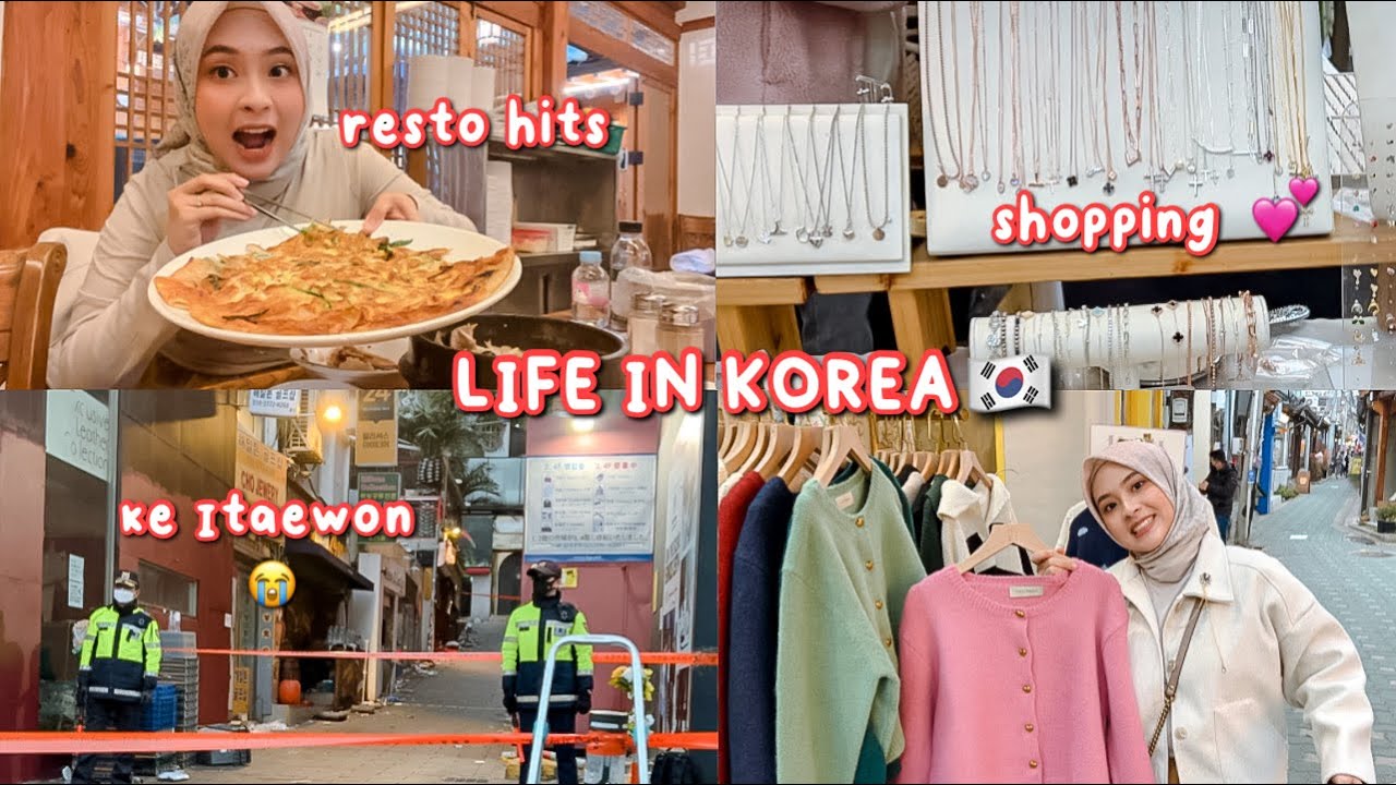 DAILY VLOG 🇰🇷 GIVEAWAY DARI KOREA 😍 KE ITAEWON 😢 BELANJA BAJU, AKSESORIS, CAFE VLOG SEOUL 💕
