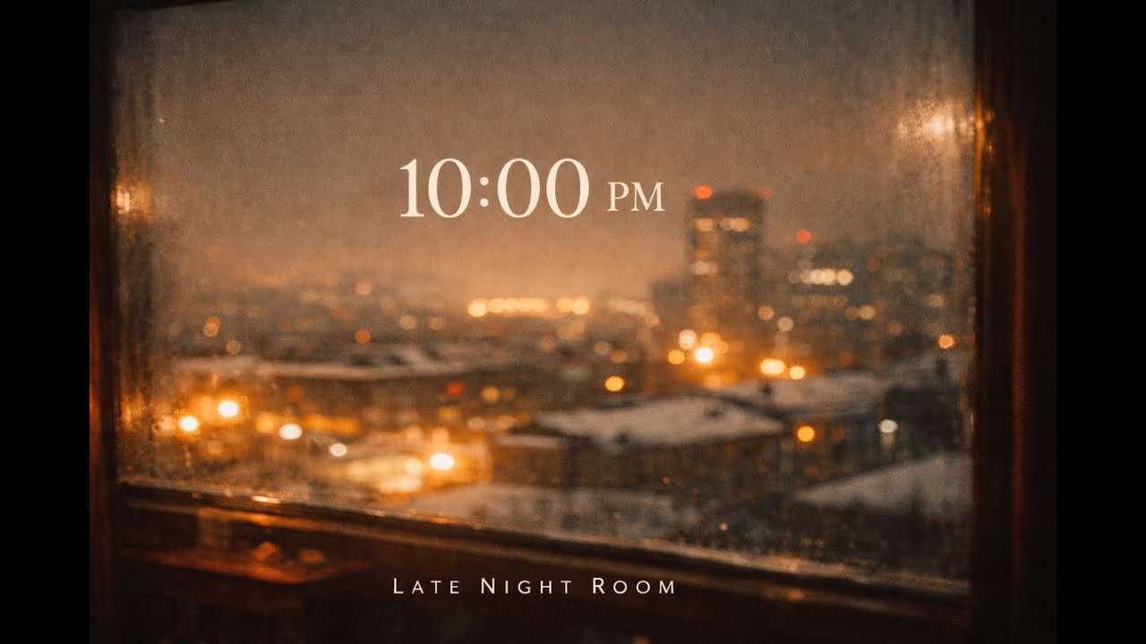 10 PM Winter Work Lofi Chill | Quiet Desk, Slow Focus, Late Night Room | Playlist