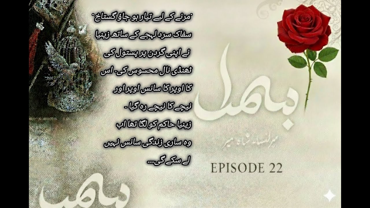 Bismil Novel | Episode 22 | Mehr-Un-Nisa Shahmir | Urdu Novel Audio Story