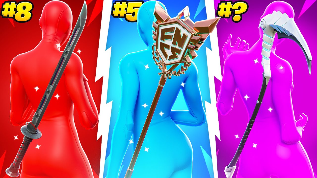 25 *TRYHARD* Fortnite Pickaxes.. (Chapter 6)