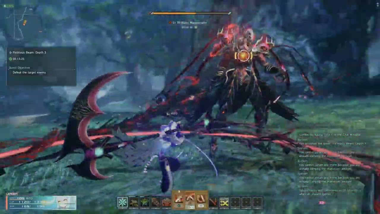 Pso2 NG Ruine LV25