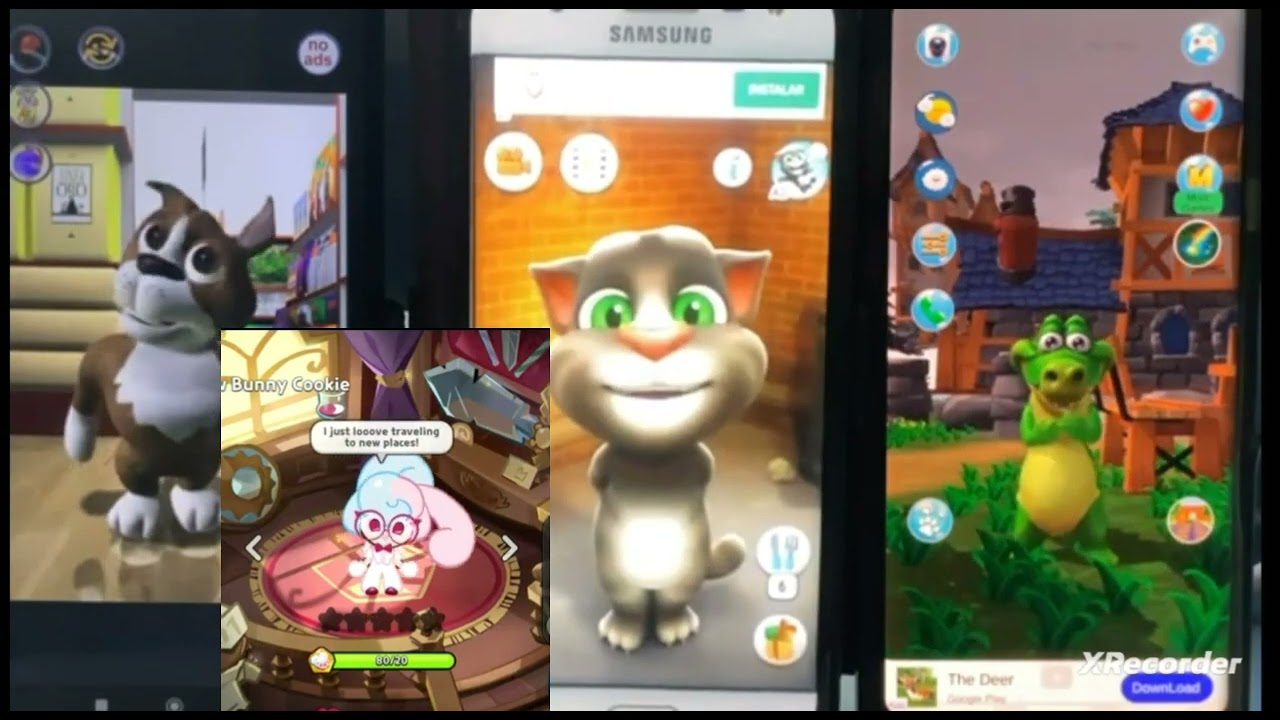Talking Dog Echo Tom Cat Echo Talking Rina Echo Bunny Cookie Echo