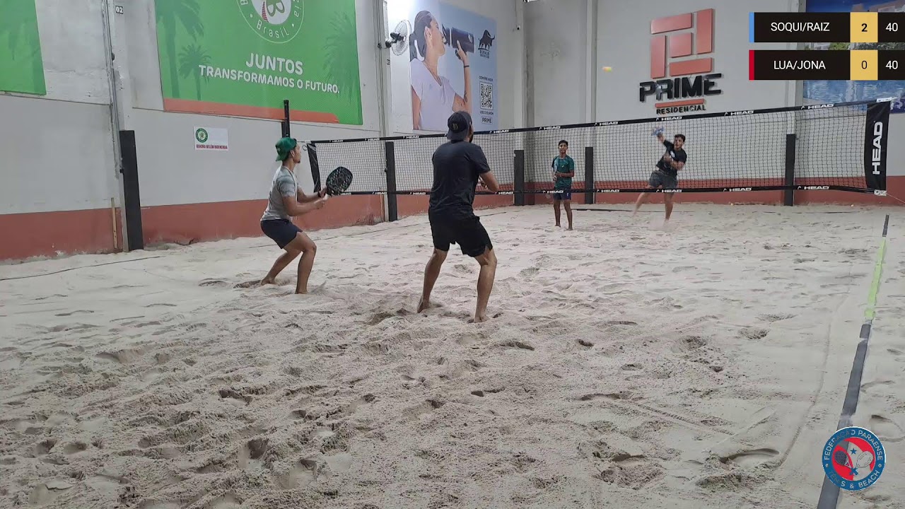 CAMPEONATO PARAENSE DE BT 🎾 FINAL MASC
SOQUI/RAIZ VS LUA/JONA