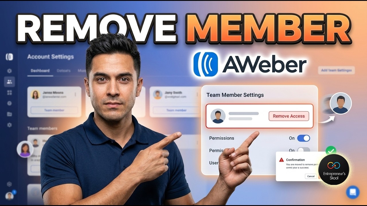Remove A Team Member In AWeber [Simplified]