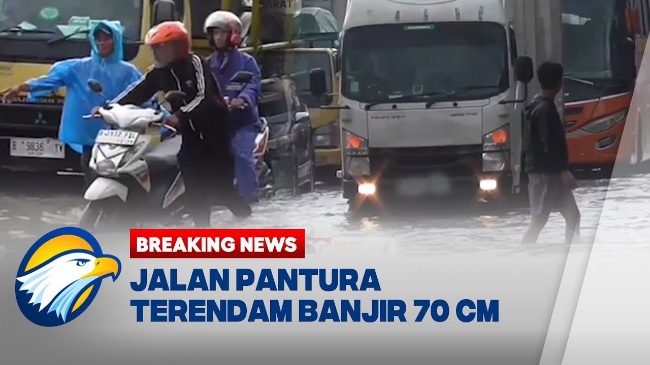 BREAKING NEWS - Diguyur Hujan Sejak Dini Hari, Jalur Pantura Cikarang Barat Terendam