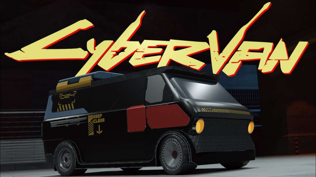 CyberVan - Blender3D (EEVEE)