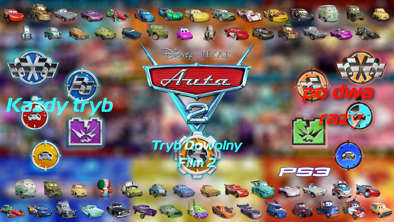 Auta 2 PS3 | Tryb Dowolny: Film 2 || Każdy tryb po dwa razy