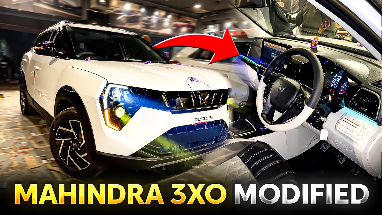 2025 MAHINDRA XUV 3XO MX3 MODIFIED WITH PRICE | MAHINDRA XUV 3XO MODIFIED ✅
