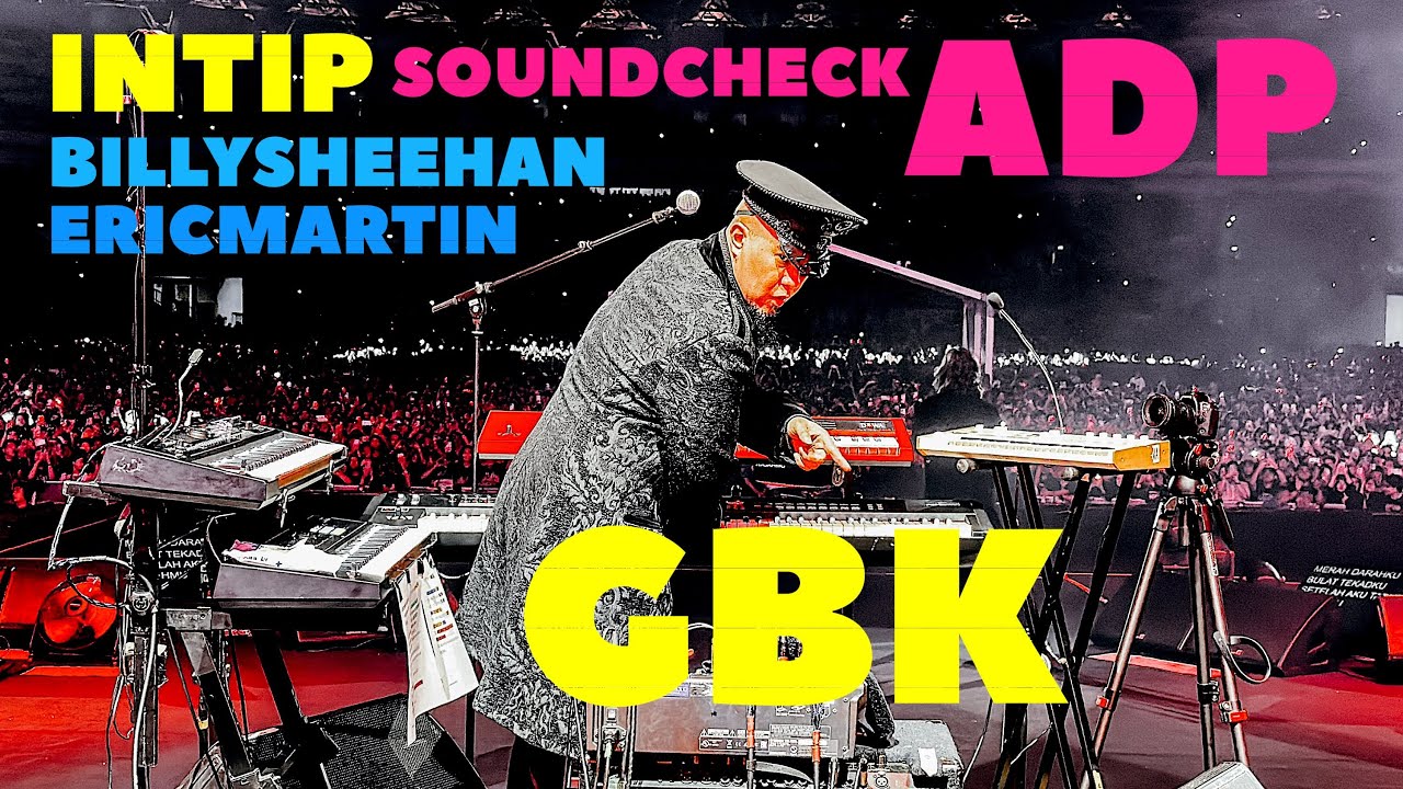 MOMEN ERIC MARTIN & BILLY SHEEHAN KASIH MATA KULIAH DRUM KE AGUNG YUDHA SAAT SOUNDCHECK