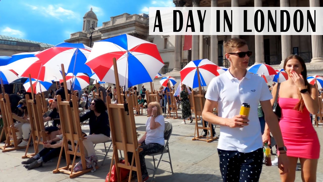 A Day in London West End - August 2021 | London Walking Tour [4K]
