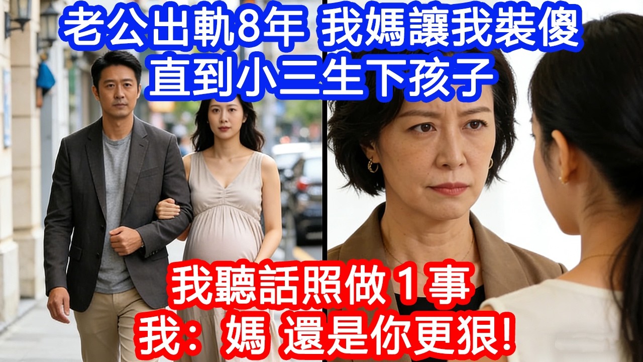 【情感故事】老公出軌8年，我媽讓我裝傻：別急！直到小三生下孩子，我聽話照做1事，我：媽，還是你更狠！#故事 #人生哲理 #婚姻 #出軌 #爽文