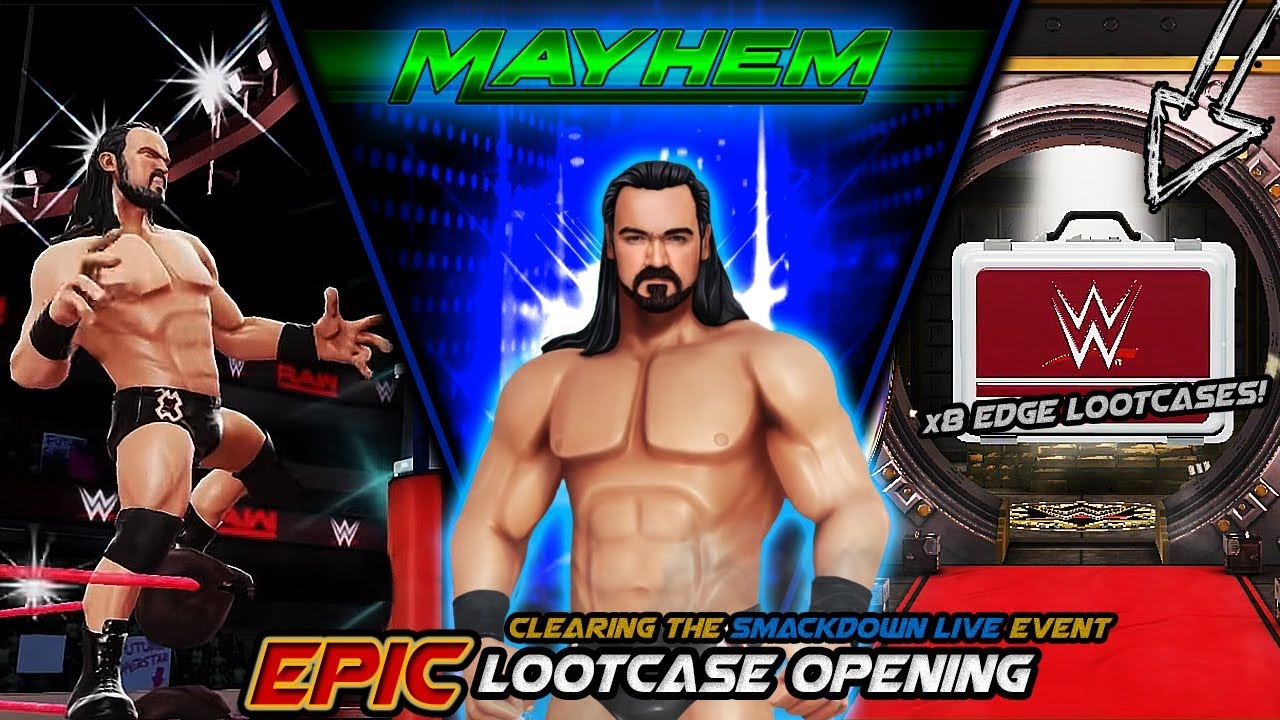 WWE Mayhem | Epic Lootcase Opening & Clearing the SmackDown Live Event
