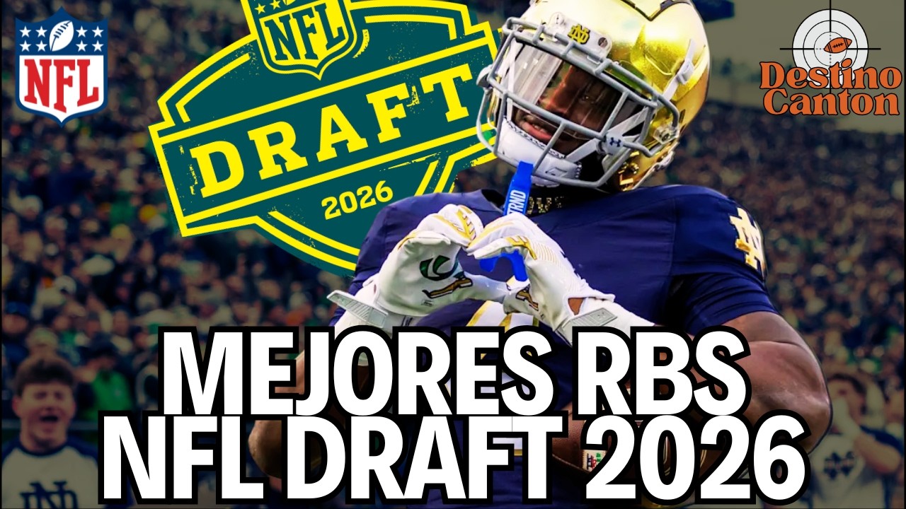 Top 10 CORREDORES en el NFL DRAFT 2026.