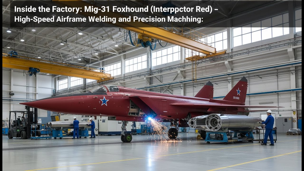 Inside the MiG-31: Electron-Beam Welding, Steel Airframe & Zaslon Radar Integration