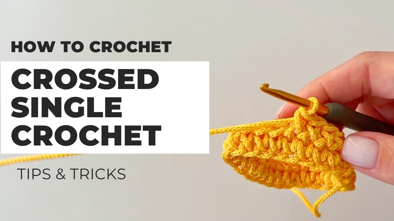 How to Crochet a Wrist Bracelet | Last Minute Gift Idea| Crossed Single Crochet Guide for beginners