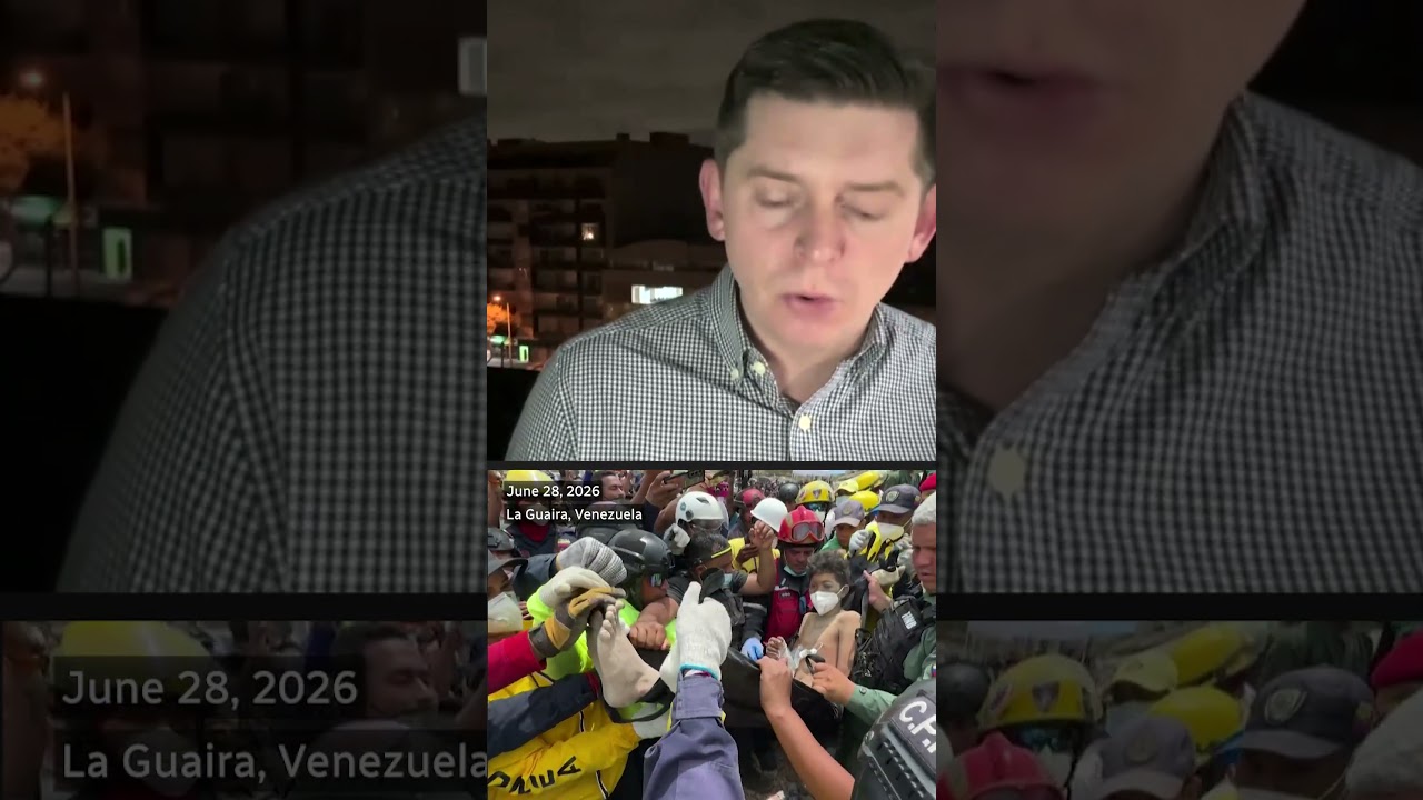 Strong aftershock rattles rescue workers in Venezuela