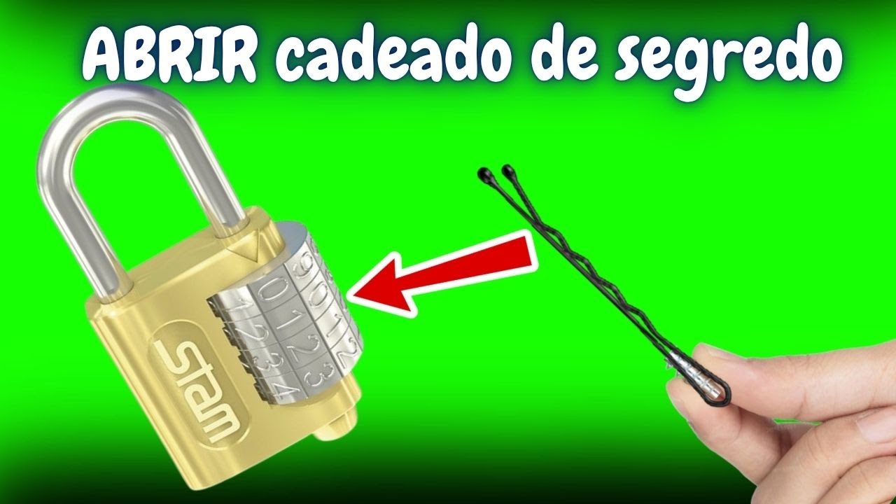🔓 COMO ABRIR CADEADO DE SENHA