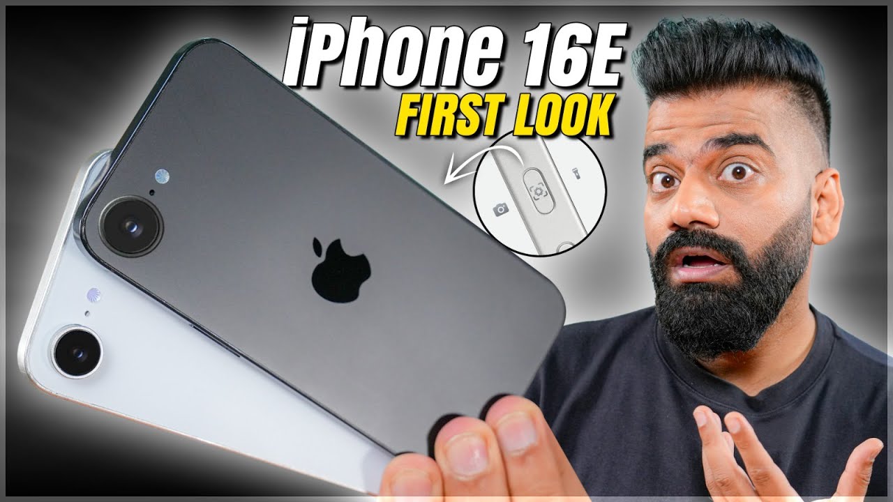 iPhone 16e First Look - The New Affordable iPhone with AI🔥🔥🔥