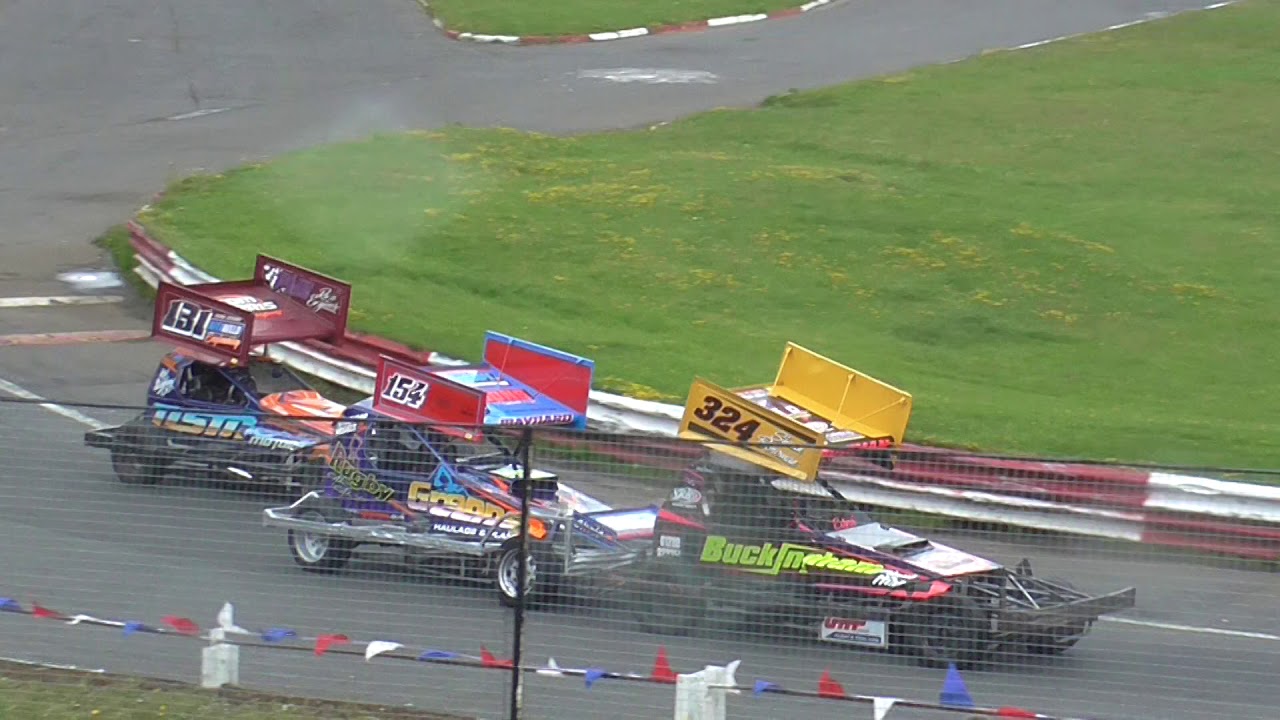 Brisca V8 Hotstox- Hednesford Hills Raceway 16.6.2019 Heat 1