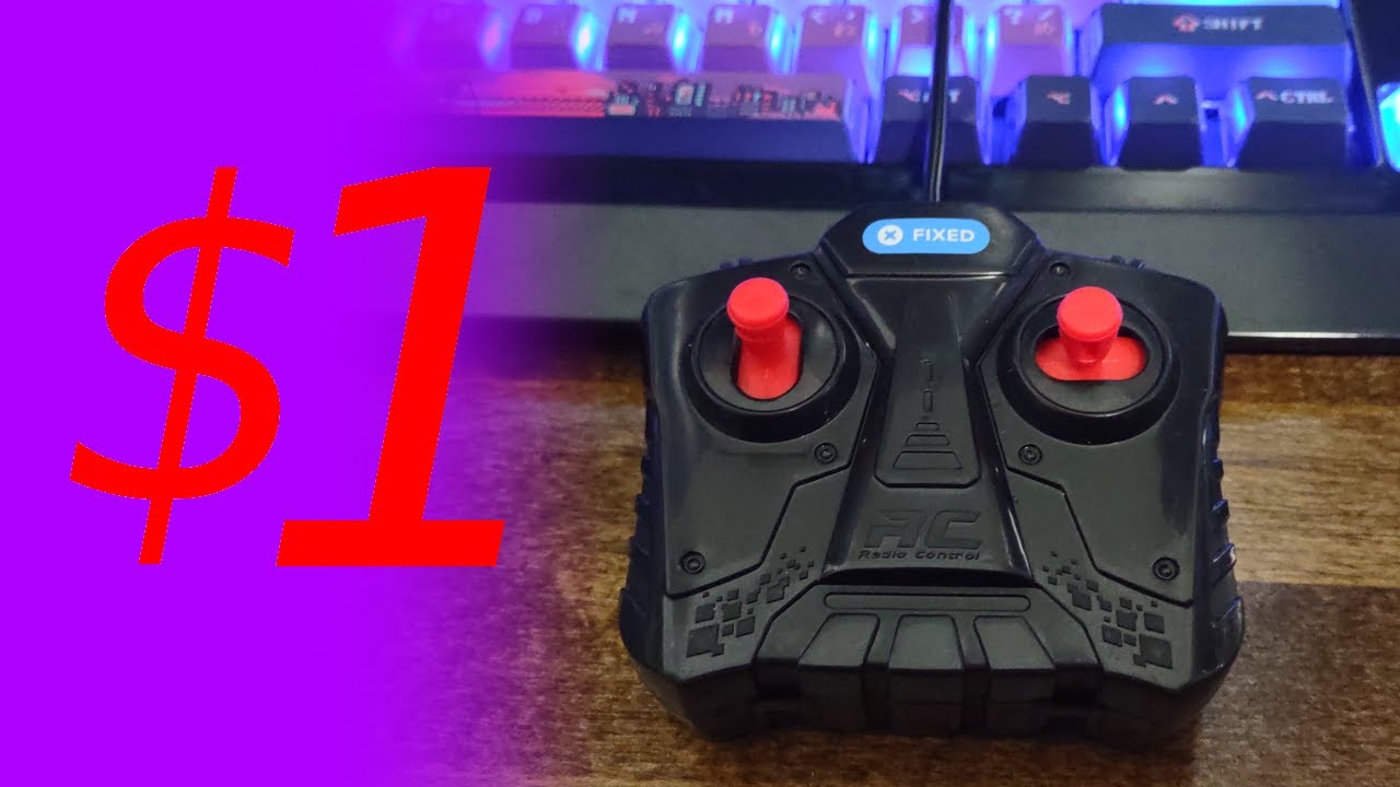 Making a $1 Game Controller from a Dollar Store RC Car Remote
