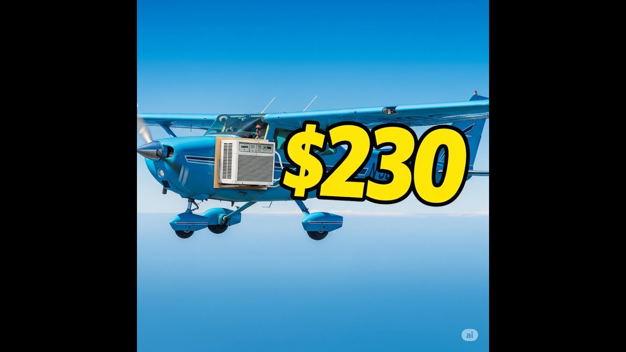 Cheap Small Airplane A/C - HOT Test of IcyBreeze - DA40
